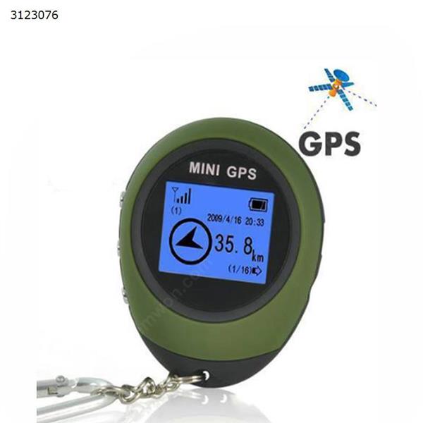 Mini GPS Tracker Tracking Device Portable Handheld Keychain Design GPS Pathfinder Locator with Outdoor Travel Communication and navigation WD-GPS