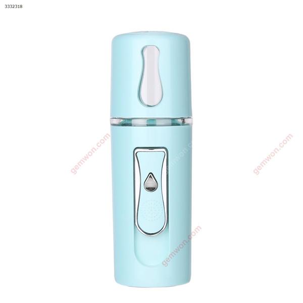 Hand held portable mini nano spray water replenishing beauty instrument evaporating face device,green Personal Care N/A