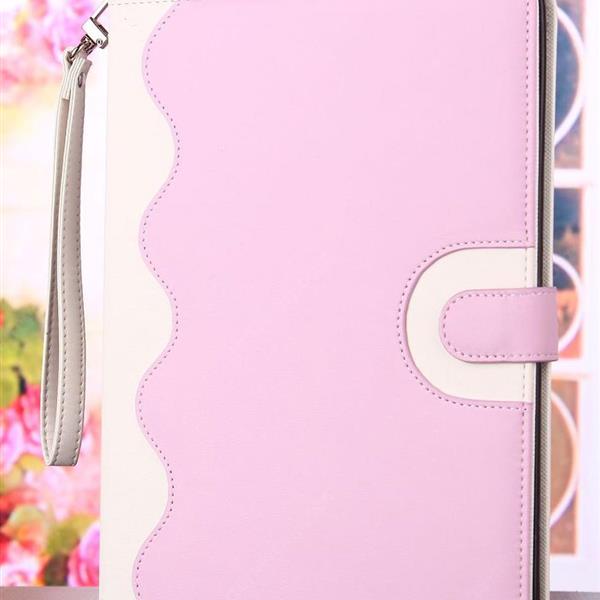 Ipad 9.7 soft silica gel wrestling protection cover，white+pink Case Ipad 9.7 soft silica