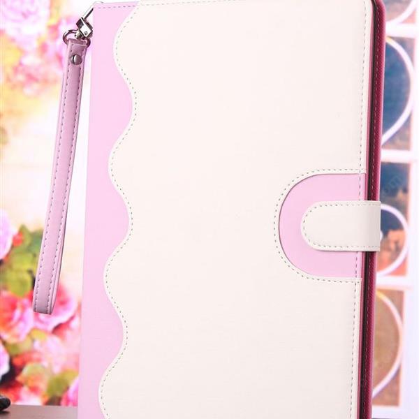 Ipad 9.7 soft silica gel wrestling protection cover，pink+white Case IPAD 9.7 SOFT SILICA