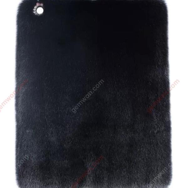 Ipad mini2 imitation fur plush protective case，black Case Ipad mini2 fur plush