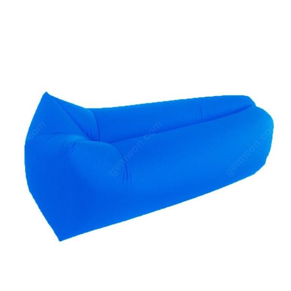 Inflatable sofa sleep recliner / air sofa / air bed outdoor camping waterproof, portable, fast inflatable nylon beach, camping, outdoor (blue) Outdoor backpack WD