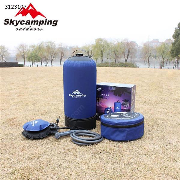 Outdoor shower bag camping folding pressure shower bucket bathing bag bath Outdoor backpack SC026