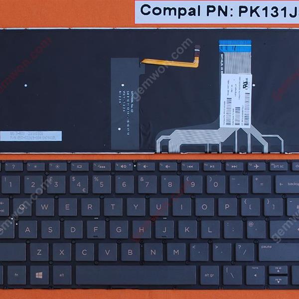 HP 13-v001xx 13-v011dx 13-v021nr BRONZE(Backlit,Without FRAME,Win8) UK N/A Laptop Keyboard (OEM-B)