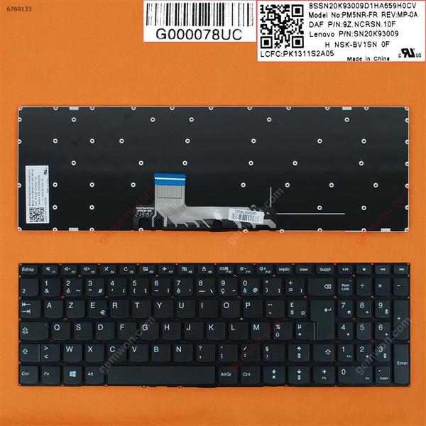 LENOVO Ideapad 310S-15ISK 510S-15ISK 310S-15IKB BLACK win8(Without FRAME) FR N/A Laptop Keyboard (OEM-B)
