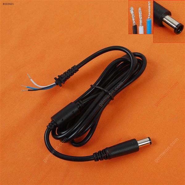 Dell 7.5 x 5.0mm 90W Hexagonal DC Cords,0.6㎡ 1.5M,With Pin,Material: Copper,(Good Quality) DC Jack/Cord N/A