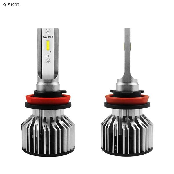 H11/H8/H9 LED Headlight Bulbs Conversion Kit, DOT Approved, S1 Series 12x CSP Chips Low Beam/Fog Light Bulb- 6000LM 6000K Xenon White Auto Replacement Parts S6
