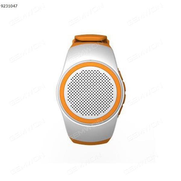 Watch Shape Ultra Portable Outdoor Wireless Bluetooth Speakers  FM radio + Microphone + MP4 Music Player, for Runners, Jogger, Bicyclers, Climbers, Hikers, Kids (white) Bluetooth Speakers TH-B20