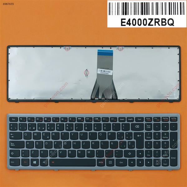 LENOVO G500S S500 flex 15 SILVER FRAME BLACK (For Win8) SP 25211071 V-136520PK1-NE 9Z.NAFSQ.F0S BMFSQ 0S Laptop Keyboard (OEM-A)