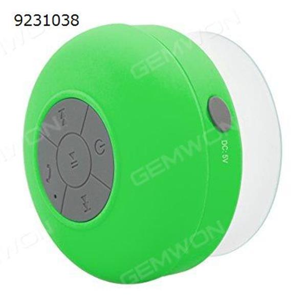 Shower-Mate s4 Waterproof Bluetooth Shower Speaker with ISSC Chipset and Hands-Free Speakerphone for All iOS and Android Devices - Green Bluetooth Speakers TH-01
