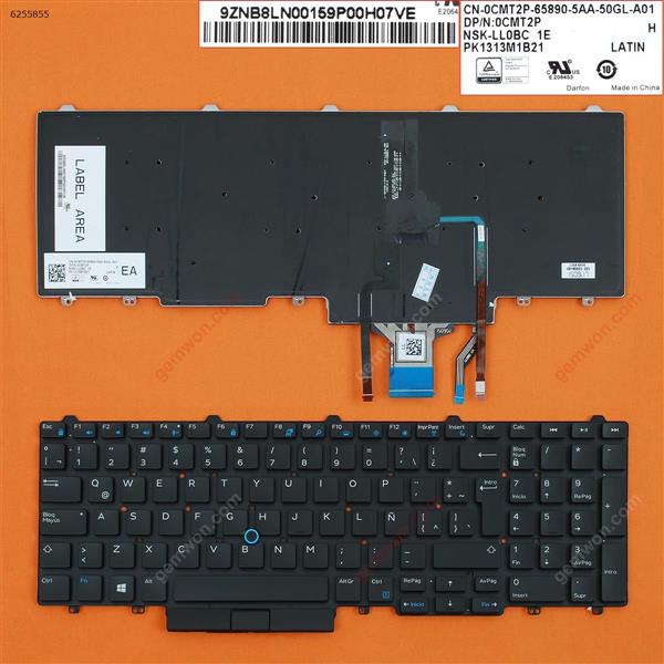 DELL E5550 BLACK (backlit,With Point Stick ,Win8) LA PK1313M1B21 Laptop Keyboard (OEM-B)
