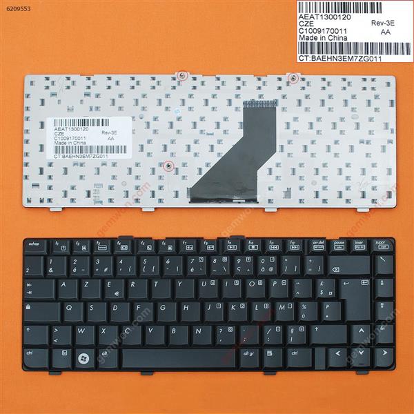 HP DV6000 BLACK FR AEAT1U00120 WAT1AUS719054E Laptop Keyboard (OEM-B)