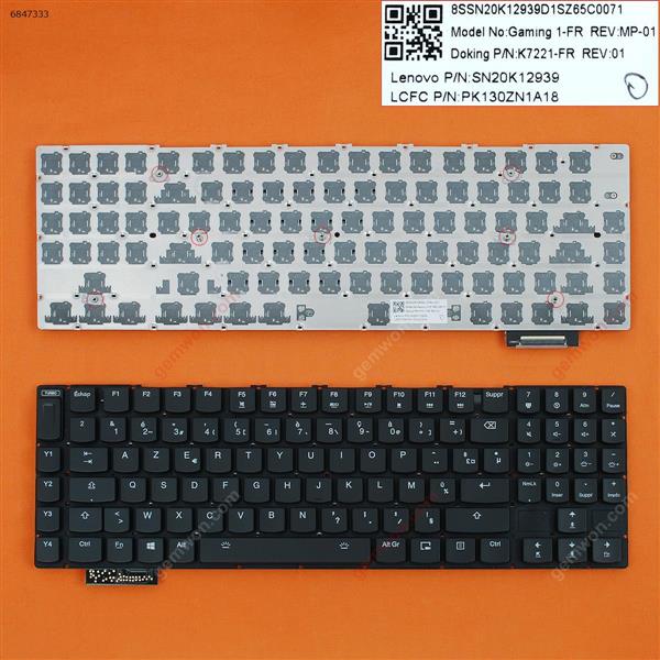 Lenovo IdeaPad Y900-17ISK Y910-17ISK Y920-17IKB BLACK(Full Colorful Backlit,Without FRAME,WIN8) FR PK130ZN1A12 SN20K12922 Laptop Keyboard (OEM-B)