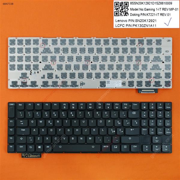 Lenovo IdeaPad Y900-17ISK Y910-17ISK Y920-17IKB BLACK(Full Colorful Backlit,Without FRAME,WIN8) IT PK130ZN1A12 SN20K12922 Laptop Keyboard (OEM-B)