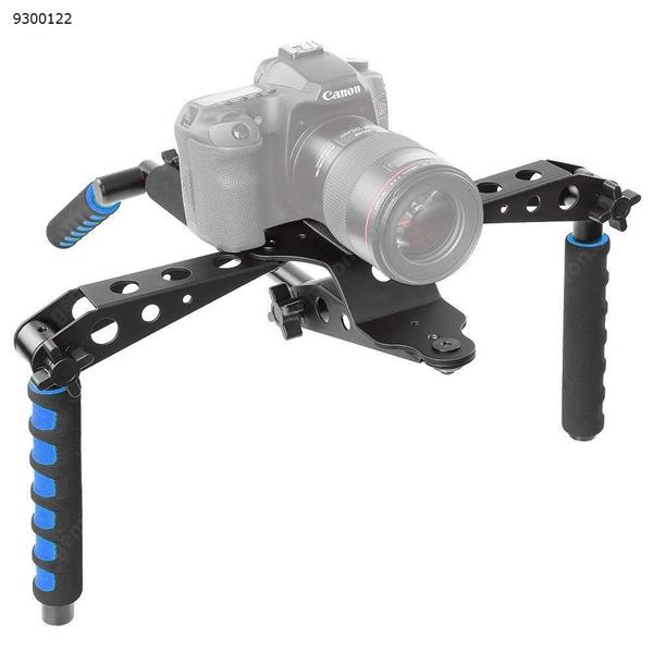 Aluminium Alloy Foldable DSLR Rig Movie Kit Film Making System Shoulder Mount Support Rig Stabilizer for Canon Nikon Sony Fujifilm Olympus Digital SLR Cameras and Camcorders Other N/A