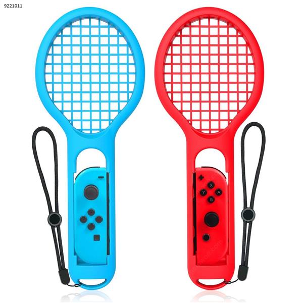 Tennis Racket for Nintendo Switch, Keten Twin Pack Tennis Racket for Joy-Con Controllers for Mario Tennis Aces Game, Grips for Switch Joy-Cons (1X Blue & 1X Red) Other N/A
