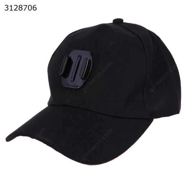 For GoPro Accessories Action Camera Baseball Cap Adjustable Canvas Sun Hat Cap for Gopro Hero 5 4 3 for SJCAM Action Camera black Outdoor Clothing PU195