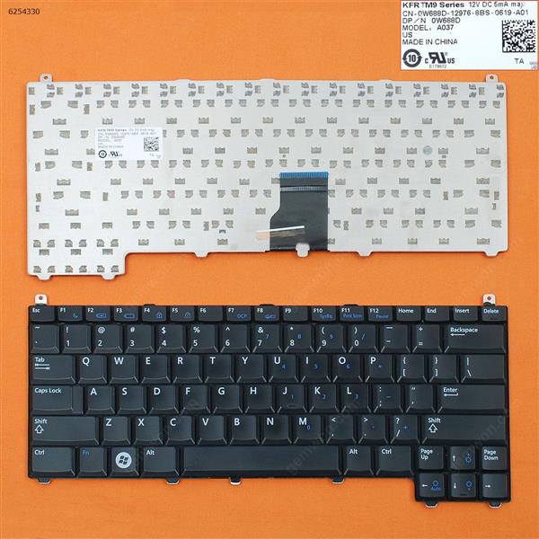 Dell Latitude E4200 BLACK US 0W688D Laptop Keyboard (OEM-B)