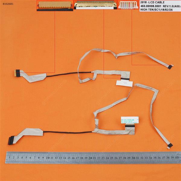 Dell 3541 3542 Inspiron 15 3000 40pin,OEM LCD/LED Cable 450.00H06.0001 450.00H06.0011 0H1RV6