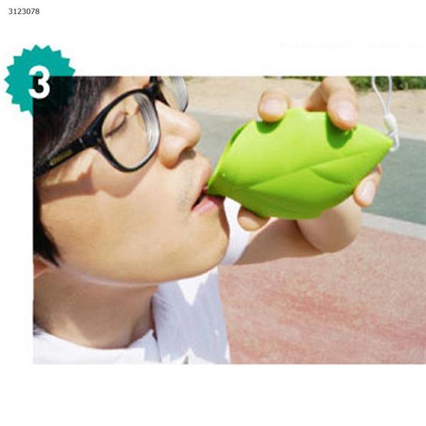 Creative portable outdoor travel mini drinking cup silicone maple leaf toothbrush cup camping pocket (green 100ml) Camping & Hiking KH210277