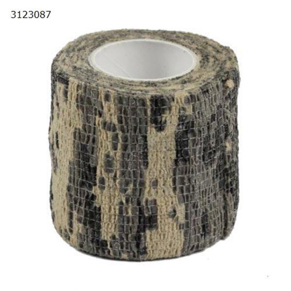 Self-adhesive telescopic camouflage tape outdoor bionic non-woven jungle camouflage tape (length 4500c
m wide 4.5cm thick 0.02cm jungle camouflage) Outdoor Clothing WD-jc