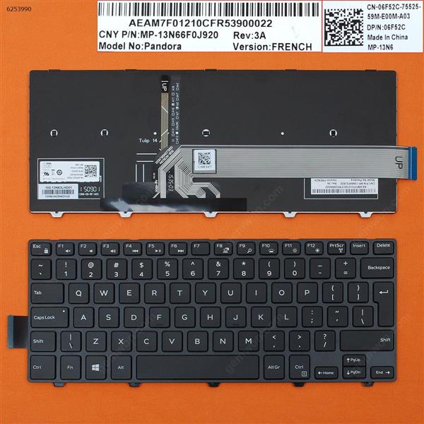 DELL Inspiron 14-3000 5447 5442 5445 7447 Series BLACK FRAME BLACK (Backlit,Big Enter,For Win8) US PK1313P1A09 NSK-LQ0SC Laptop Keyboard (OEM-B)