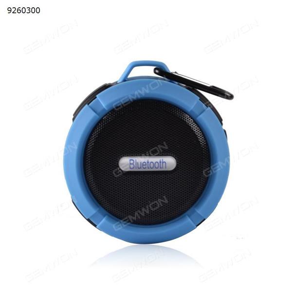 Wireless Bluetooth Stereo Speaker Soundbox Mic Waterproof Suction Shockproof blue Bluetooth Speakers C6
