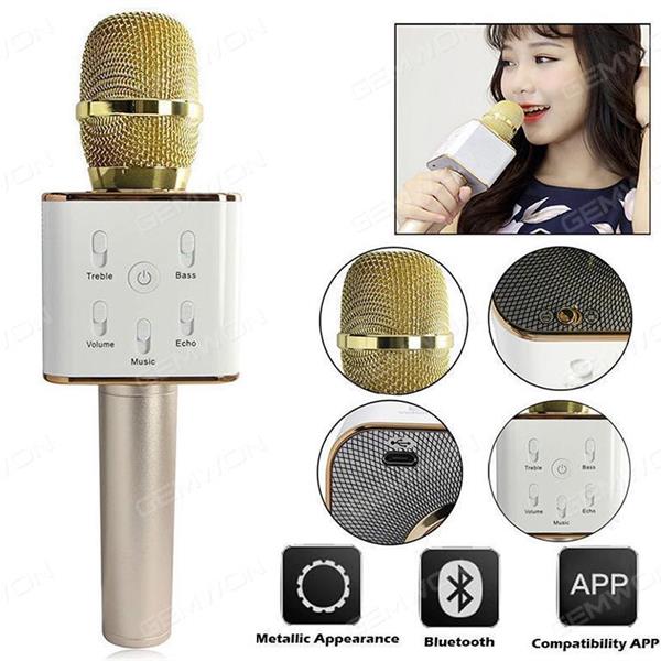 Karaoke Q7 KTV Wireless Bluetooth Microphone & Speaker Singing Machine Player MicQ7