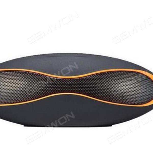 X6S football wireless Bluetooth speaker，LED lamp outdoor small mini Subwoofer Audio Card orange. Bluetooth Speakers X6S