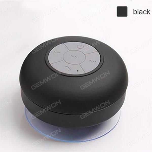 Waterproof bluetooth speakers to connect wireless sucker creative mini bathroom small acoustics black Bluetooth Speakers N/A