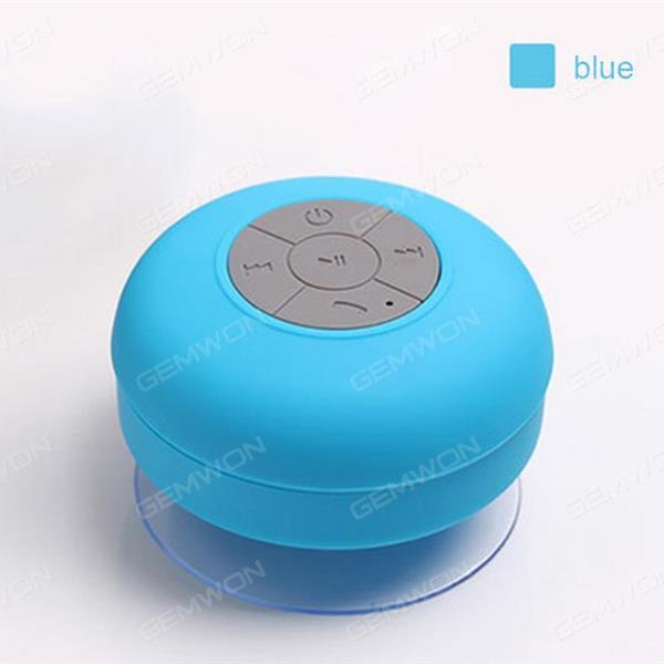 Waterproof bluetooth speakers to connect wireless sucker creative mini bathroom small acoustics blue Bluetooth Speakers N/A