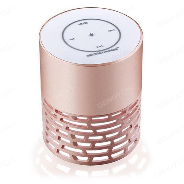 Colorful flashing Bluetooth speakers, Gift card touch portable Bluetooth stereo bedside lamp lights, Rose gold Bluetooth Speakers COLORFUL FLASHING BLUETOOTH SPEAKERS
