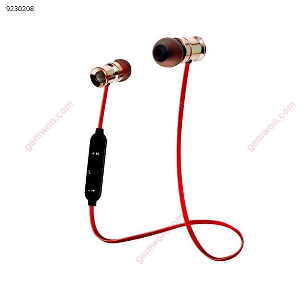 Metal magnetic suction Wireless Earphones In ear Headsets Sports Running Music Bluetooth Earphone Headset BT-E01