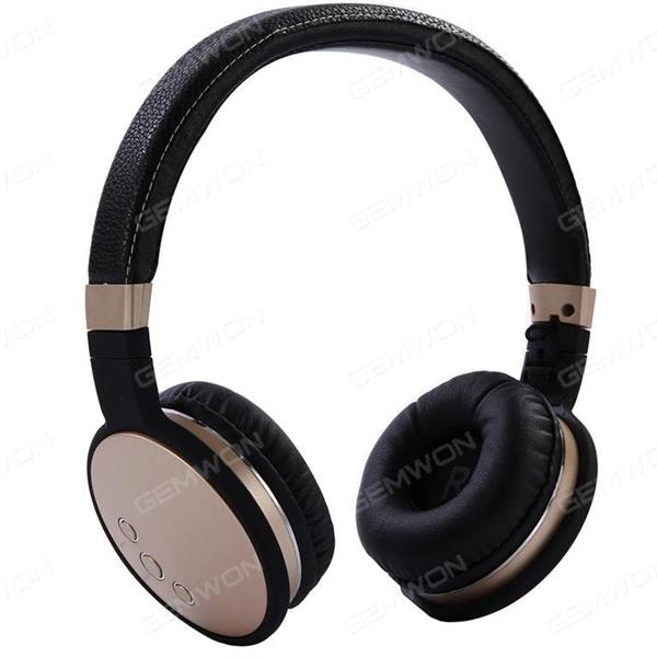BT016 Bluetooth folding headset, Wireless earphone head folding type mobile phone music earphone, GoldBT016 BLUETOOTH FOLDING HEADSET