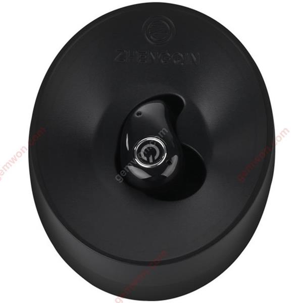 S600 Bluetooth headset, Charging seat wireless charging mini stereo mini invisible hang ear type,Black Headset S600 BLUETOOTH HEADSET