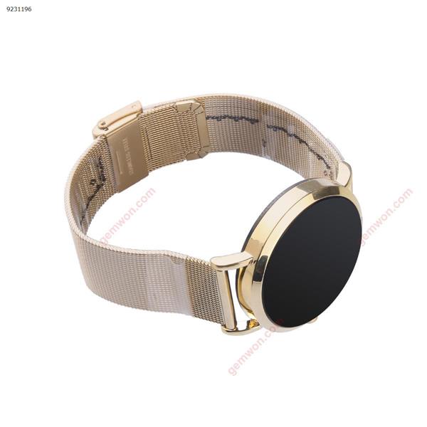 GW-CV08 Smart Wristband Support Korean, Italian, Russian, Traditional, German, Spanish, French, Japanese, Romanian Gold Steel（Full screen touch and Home button） Headset GW-CV08