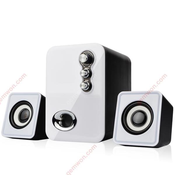 LD-Q6  Bluetooth audio， usb multimedia Mini stereo，white Bluetooth Speakers LD-Q6
