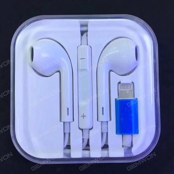 Digital audio cable IOS headphone, Bluetooth connection (white) Headset IOS