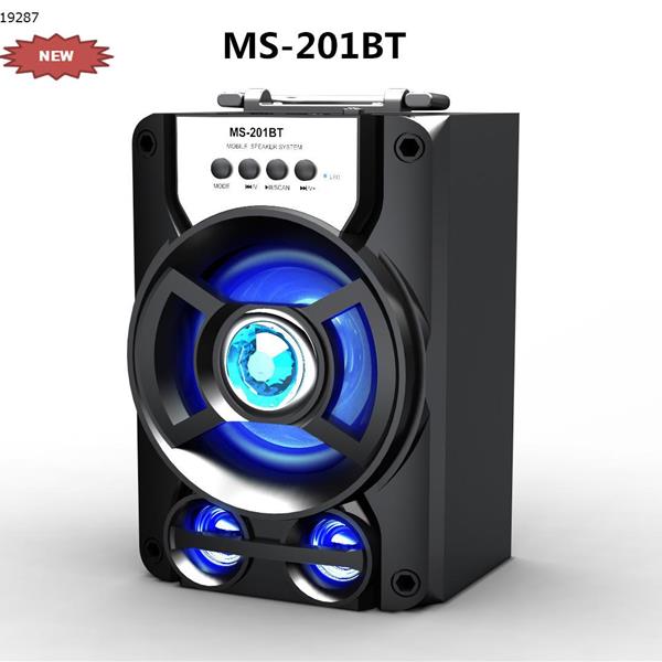 D-B16 Bluetooth audio，Bluetooth connection, luminous portable card，black Bluetooth Speakers D-B16 BLUETOOTH AUDIO