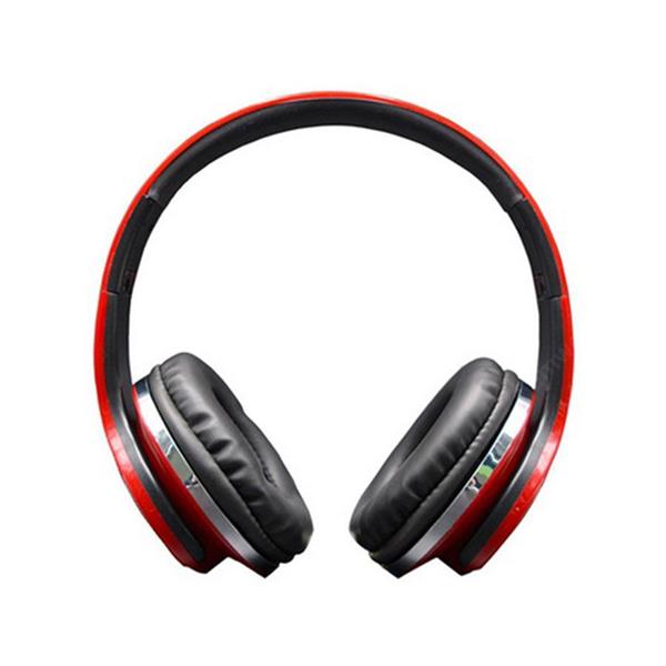 H666 2 in 1 Bluetooth Speaker + Headphone Dual Use Speaker with Microphone Foldable FM Radio Music MP3 MP4 Player Design for Music red Headset H666