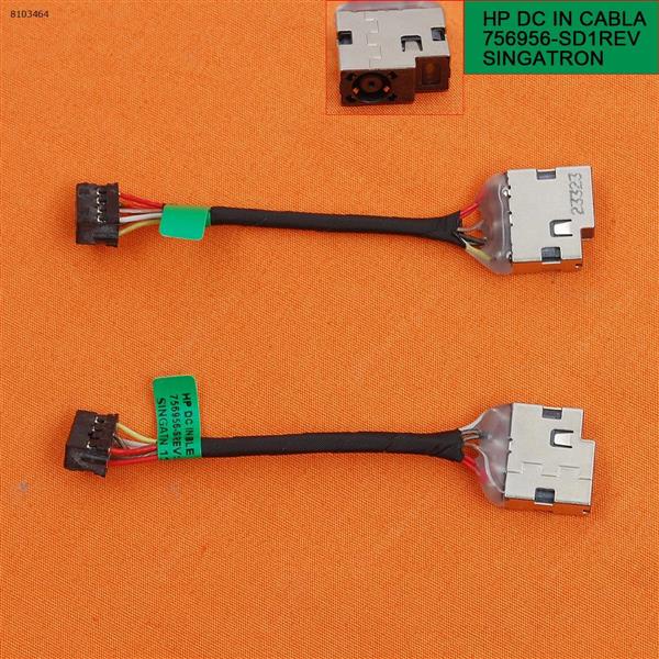 DC IN power Jack HARNESS CABLE SOCKET FOR HP 763699-001 756966-FD1 756956-SD1 DC Jack/Cord PJ985