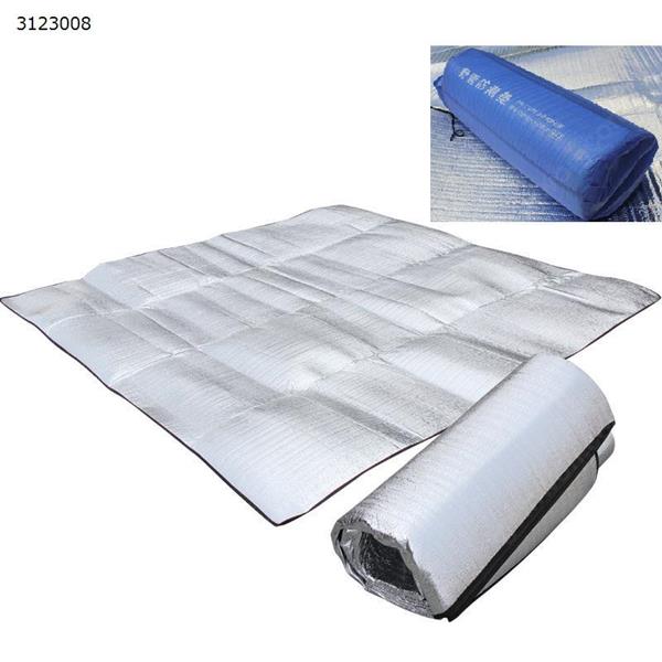 2*1.5m double sided aluminum picnic mat crawling mat mat (silver) Camping & Hiking ZX-1101