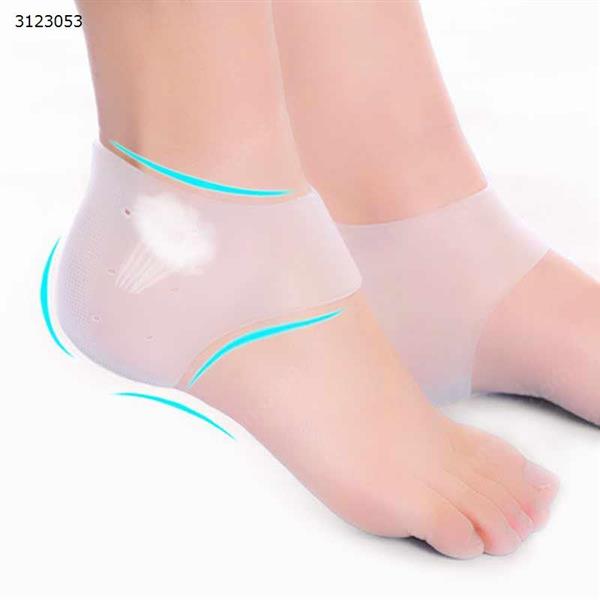 Silicone Insoles Socks Pedicure Foot Care Protection Cracked Moisturizing Heel Foot Skin Orthopedic Insole (White) Outdoor clothing PWZ013