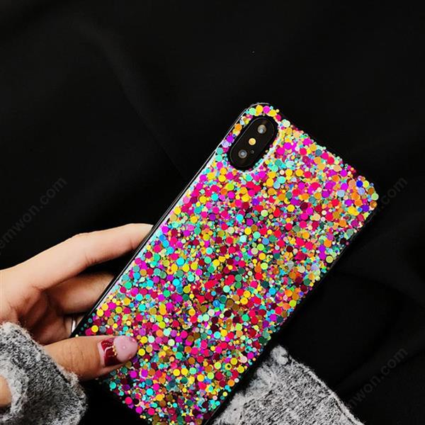 iphoneX Epoxy color mobile phone shell，All inclusive Shiny tpu Case iphoneX Epoxy color mobile phone shell