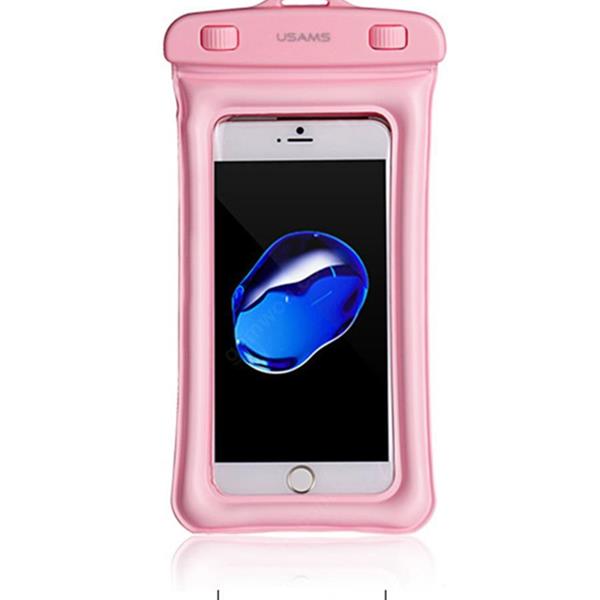 Mobile Waterproof Bag，Level 8 anti-throw neck suspension type, 6-inch universal，pink Other MOBILE WATERPROOF BAG