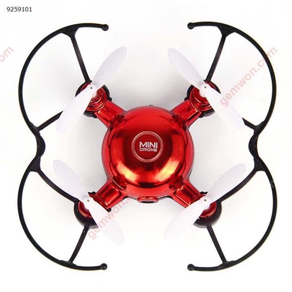 3D Overturn Remote Control Hover Helicopter Mini RC Toy Drone Model Children Gifts（No camera）?red Drone LR033