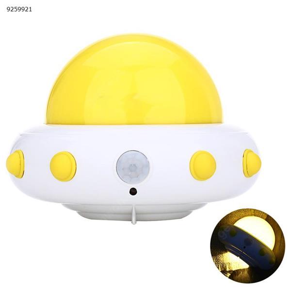 Night Light Creative Flying Saucer Shaped LED Light-Yellow light Night Lights UFO