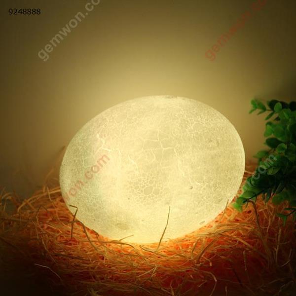 Creative 3D Print Dinosaur Egg LED Lamp Patted Switch USB Rechargeable Home Bedroom Night Light Decor Gifts Night Lights 3D