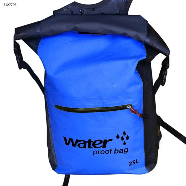 Sports outdoor bag mountaineering bag waterproof bag folding backpack 25L Deep Blue Outdoor backpack n/a