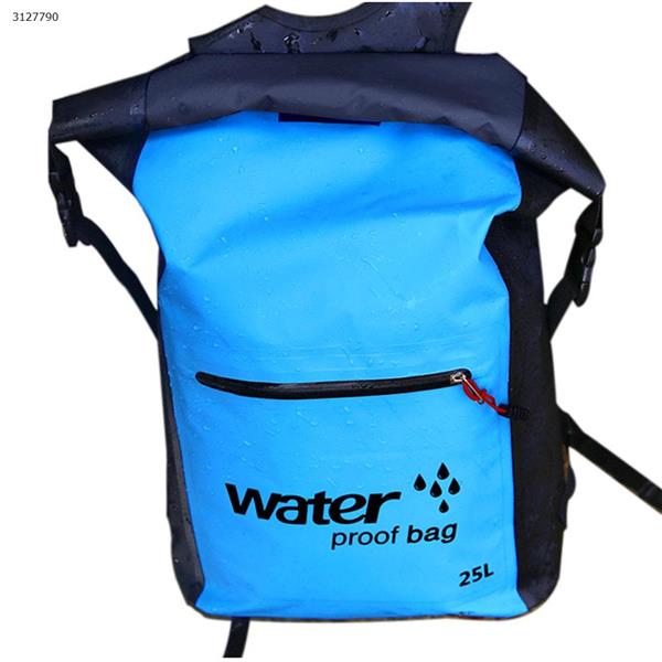Sports outdoor bag mountaineering bag waterproof bag folding backpack 25L Blue Outdoor backpack n/a
